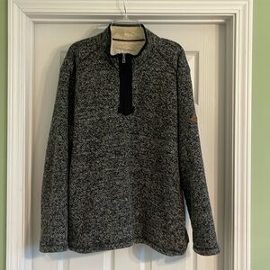 Orvis Brighton Quarter Zip Sherpa Lined Jacket-Size XXL